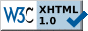 Valid XHTML 1.0 !